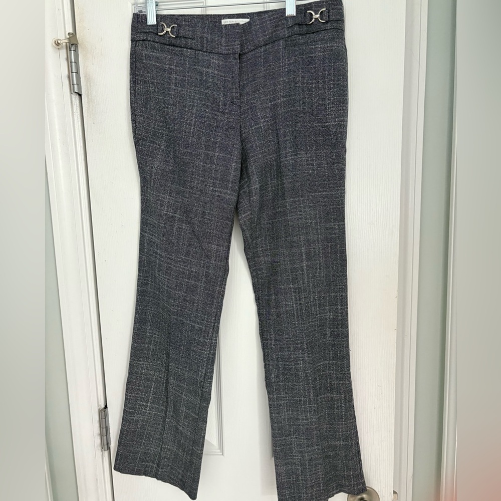 New York & Company Black and White Tweed Trousers